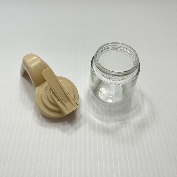 Vintage Gemco Small Glass Syrup Pitcher Dispenser - Picture 9 of 11